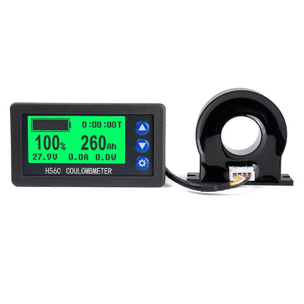 Hall-effekt-batteriemonitor Und Coulomb-meter Dc 8–100 V 200 A Lifepo4, Blei-säure, Lithium-ionen, Kapazitäts- Und Leistungsanzeige
