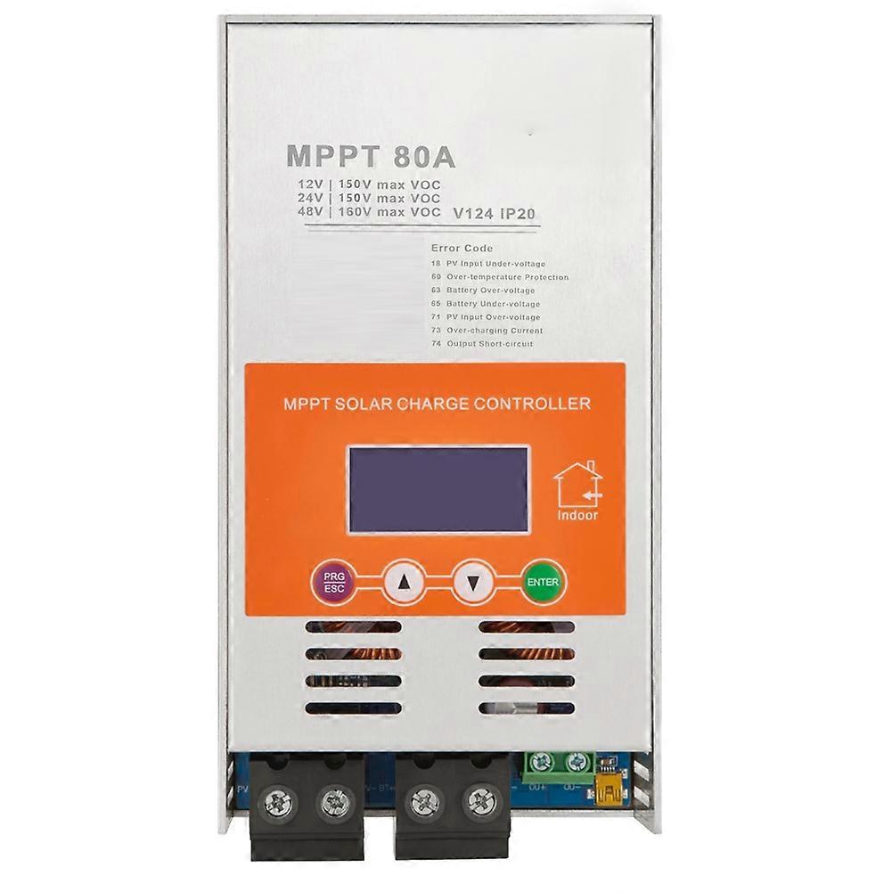 Verbesserter V124 80a Mppt Solar-laderegler, 12v/24v/48v Automatisch, Für Lifepo4 Lithium-batterien