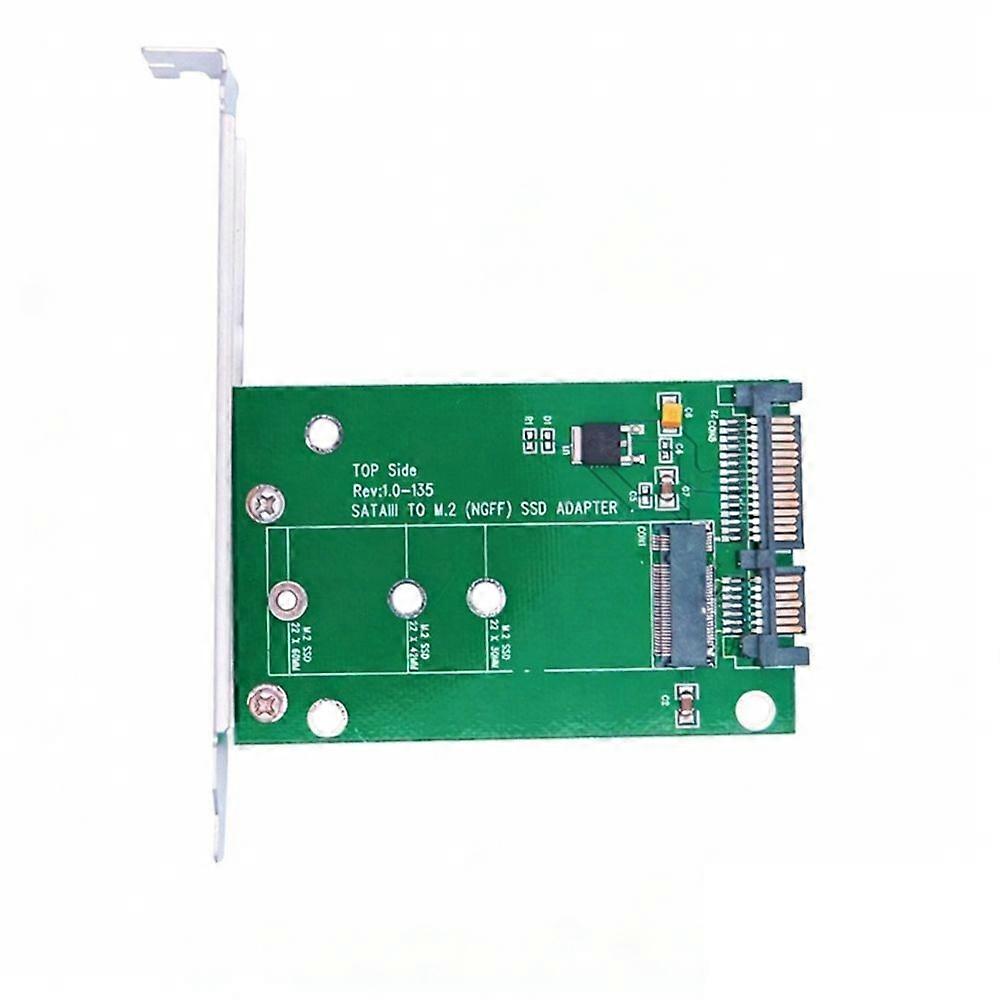 Sata 3.0 Auf M.2 Ngff Ssd 6 Gbit/s Adapterkarte, Kompatibel Mit 2230/2242/2260 Ssds