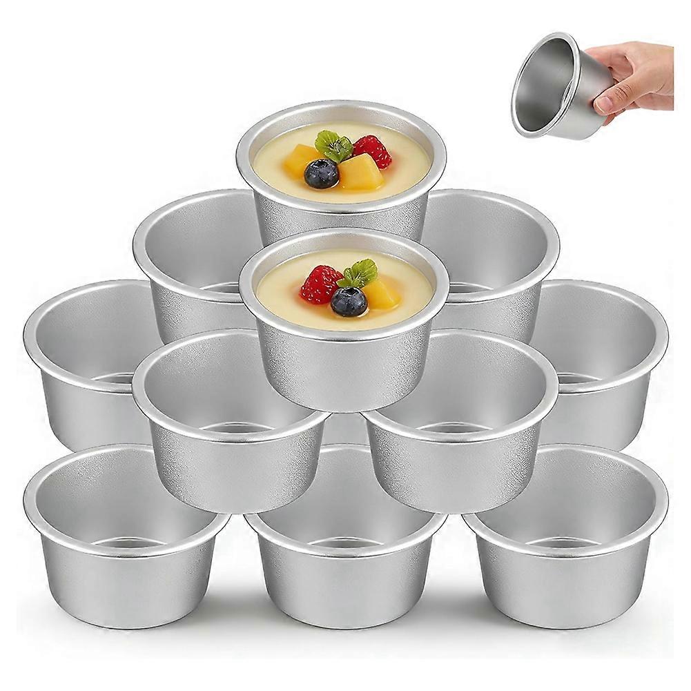 Einzelne Puddingformen, Einzelne Popover-förmchen, Runde Antihaft-törtchenform, Himbeersouffléform Für Brownies Und Kuchen