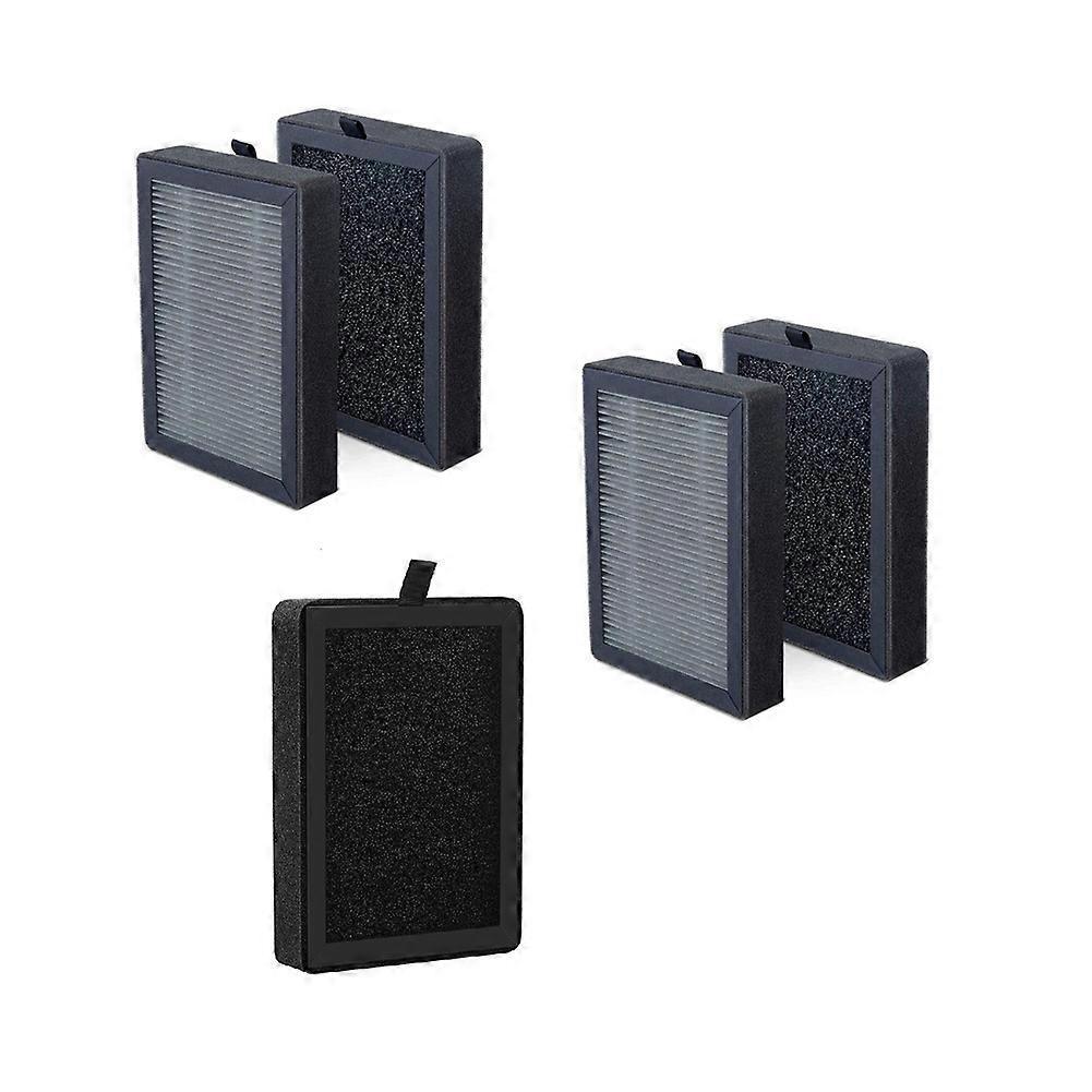 5er-pack Ersatzfilter Für Den Levoit Lv-h128-rf 3-in-1 Luftreiniger Pre H13 True Hepa Mit Aktivkohle Und 3-stufiger Filtration