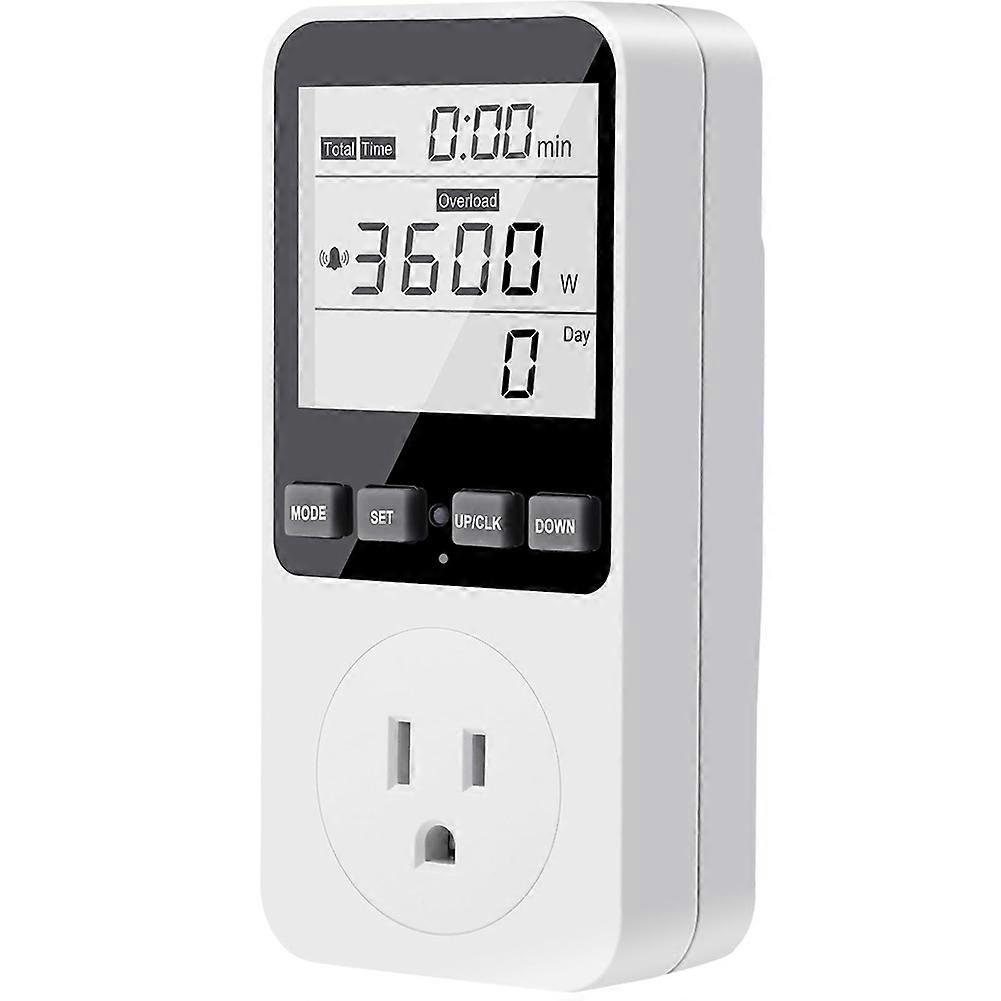 Stromzähler, Wattmeter, Voltmeter, Stromverbrauchsmesser, Energiemonitor Mit Hintergrundbeleuchtung, Us-stecker
