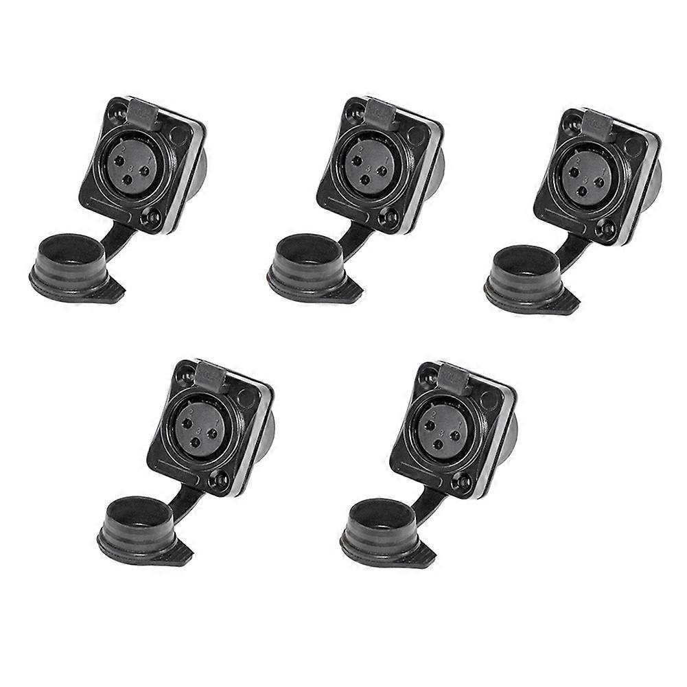 Wasserdichter 3-poliger Mikrofonständer, Symmetrischer Xlr-audioanschluss, Gewinde, Stecker Und Buchse, C