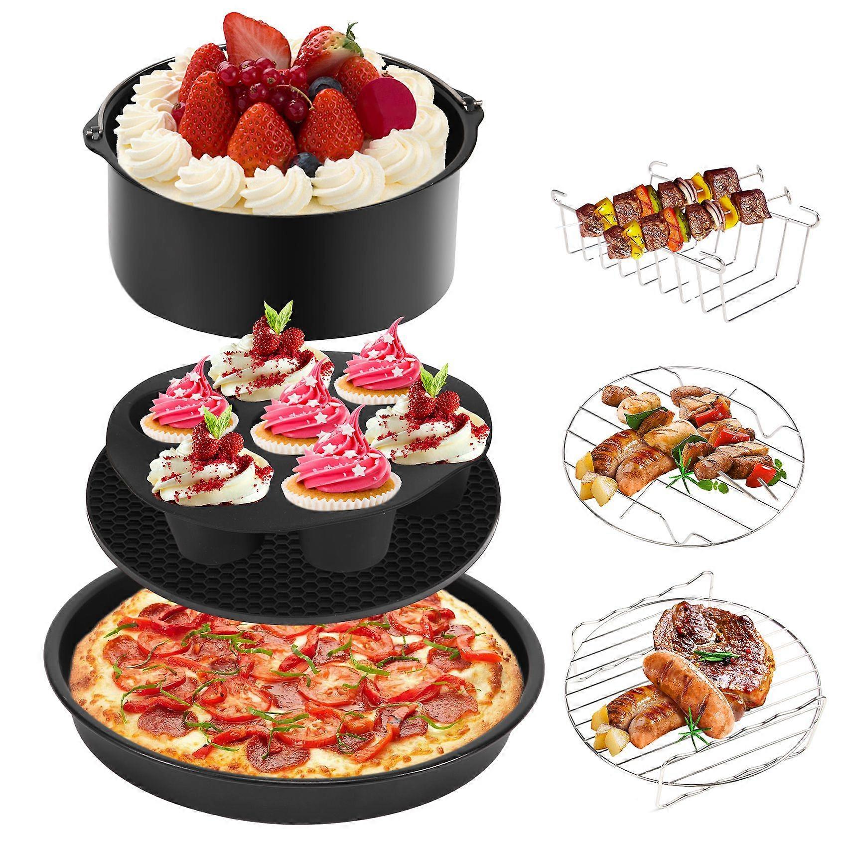 Set Mit 7 Kochzubehörteilen Für Schnellkochtöpfe, Dampfgarer Und Heißluftfritteusen, Kompatibel Mit Den Ninja Foodi 5-, 6,5- Und 8-quart-modellen Op101, Op301 Und Op302