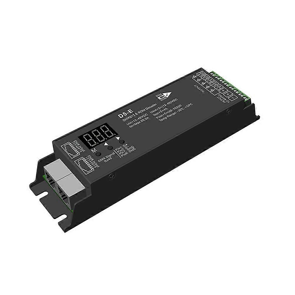 5-kanal-konstantspannungs-dc12-48v 4a-dmx512- Und Rdm-decoder D5-e