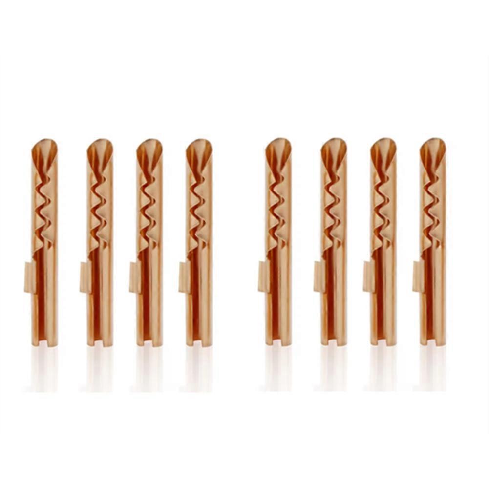 Bfa Z-förmige Lautsprecherstecker Aus Bronzekupfer, 8er-pack, 4 Mm, Mit Sicherungsring – Professionelles Audiozubehör