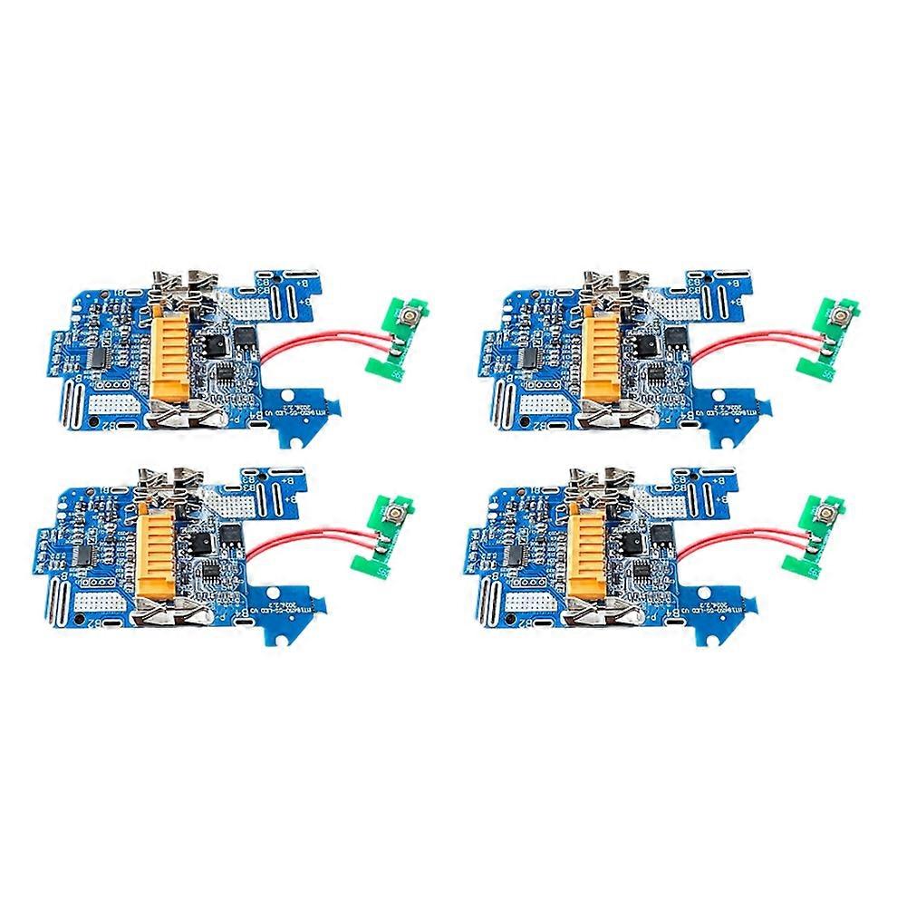 18v Makita Bl1830 B1840 Bl1850 Bl1860 Led-akkuladeschaltmodul (4 Stück)
