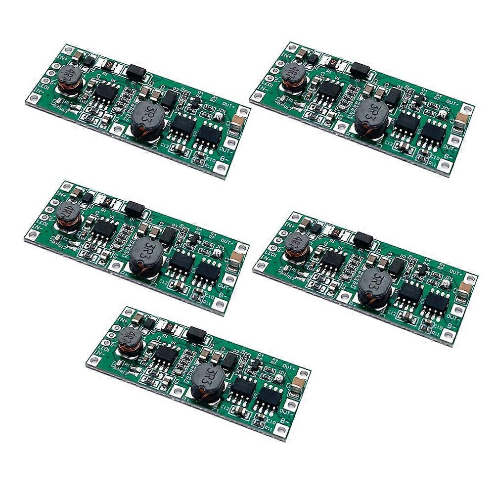 5er-packung Dc 12v Spannungsverstärkermodule Für 18650 Lithium-batterien Mit Usv-schutz