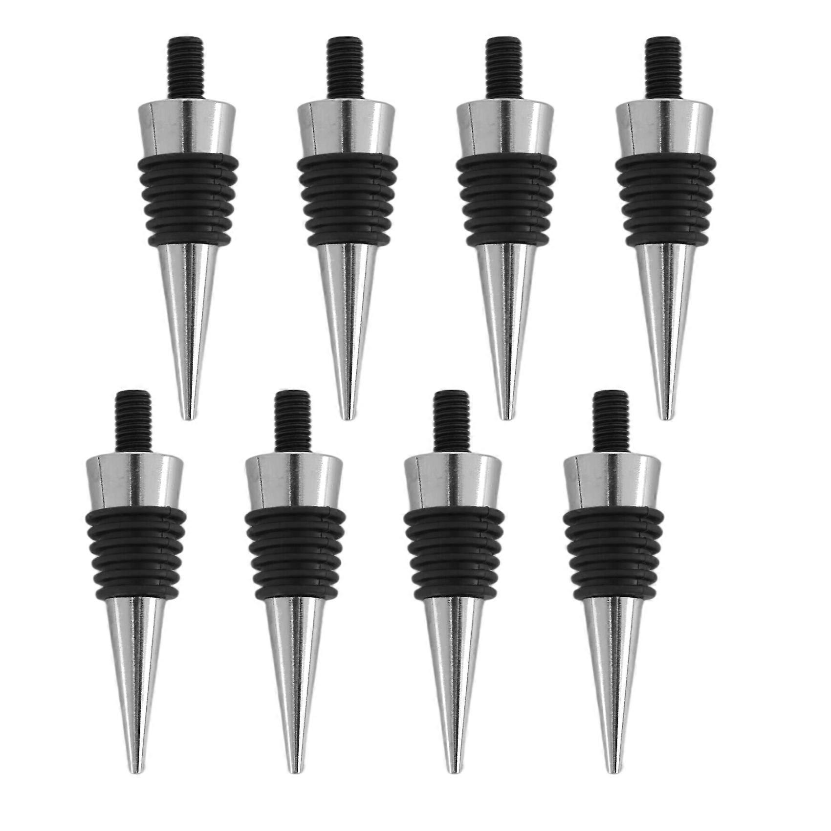 Set Mit 8 Leeren Weinstoppern Aus Metall, Wiederverwendbar, Für Hochzeiten, Partys Und Bars.