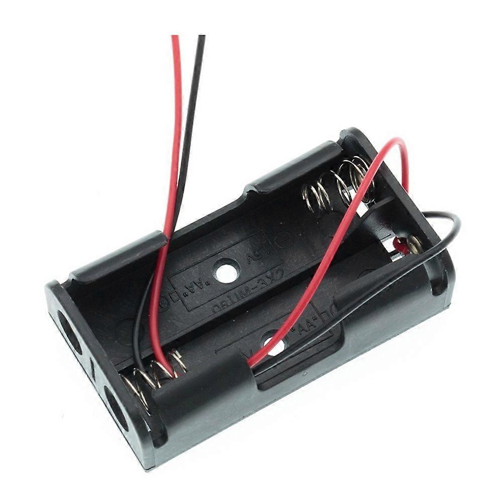 Batteriepack Für 100 Aa-batterien Mit Leitfähigen Drähten, Stromanschluss Für Elektronische Diy-projekte