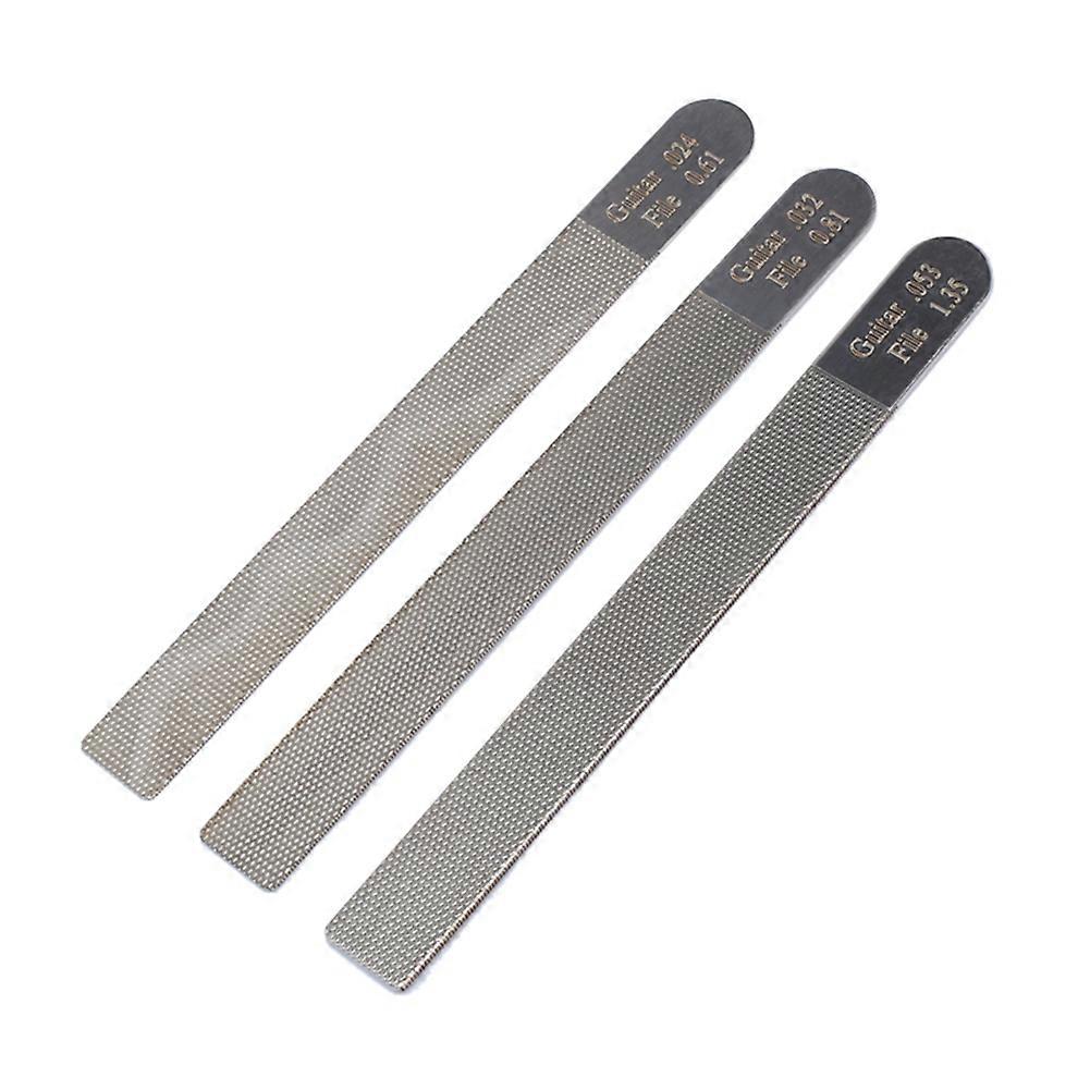 Gitarrenreparatur-werkzeugset: 3-teiliges Set Bestehend Aus Gitarrensattelfeile, Saitenschneider Und Robustem Schneidwerkzeug Aus Edelstahl.