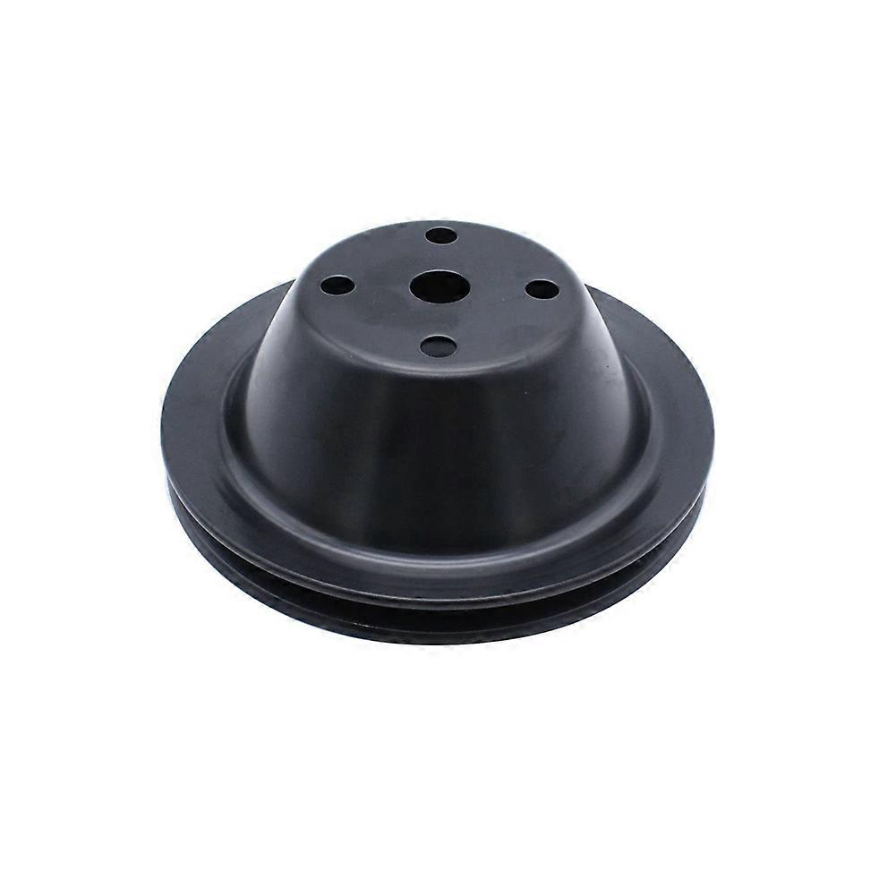 Lange Wasserpumpenriemenscheibe Aus Stahl Mit 6,3 Zoll Außendurchmesser Und Einer Nut Für Chevy Sbc 262, 265, 267, 283, 302, 305, 307, 327, 350 Und 400