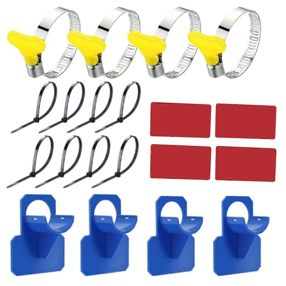 Schlauchhalterung Mit Befestigungselementen Und Klemmen Zur Verhinderung Des Schlauchablösens, Für Aufstellpools Mit 32–38 Mm Durchmesser. Index