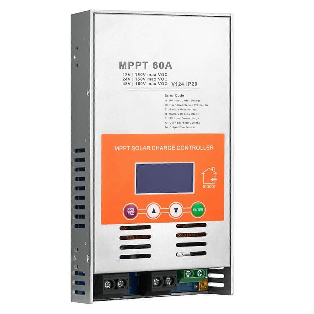 Verbesserter 60a 12v 24v 48v Mppt Solar-laderegler V124 Für Blei-säure- Oder Lithiumbatterien