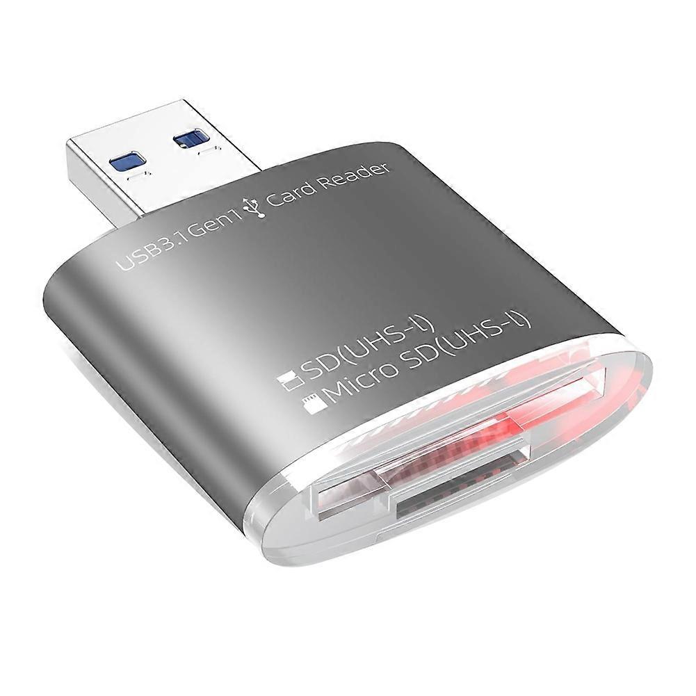 2-in-1 Usb-adapter Und Sd-kartenleser, Kompatibel Mit Sd-, Tf-, Sdhc-, Sdxc-, Mmc- Und Uhs-i-karten Für Laptops Und Desktop-computer.