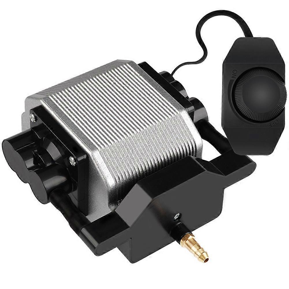 Pneumatische Laserhilfspumpe (30 L/min, 16 W) Für Laserschneider Und -gravierer: Beseitigt Rauch Und Staub, Schützt Die Laserlinse