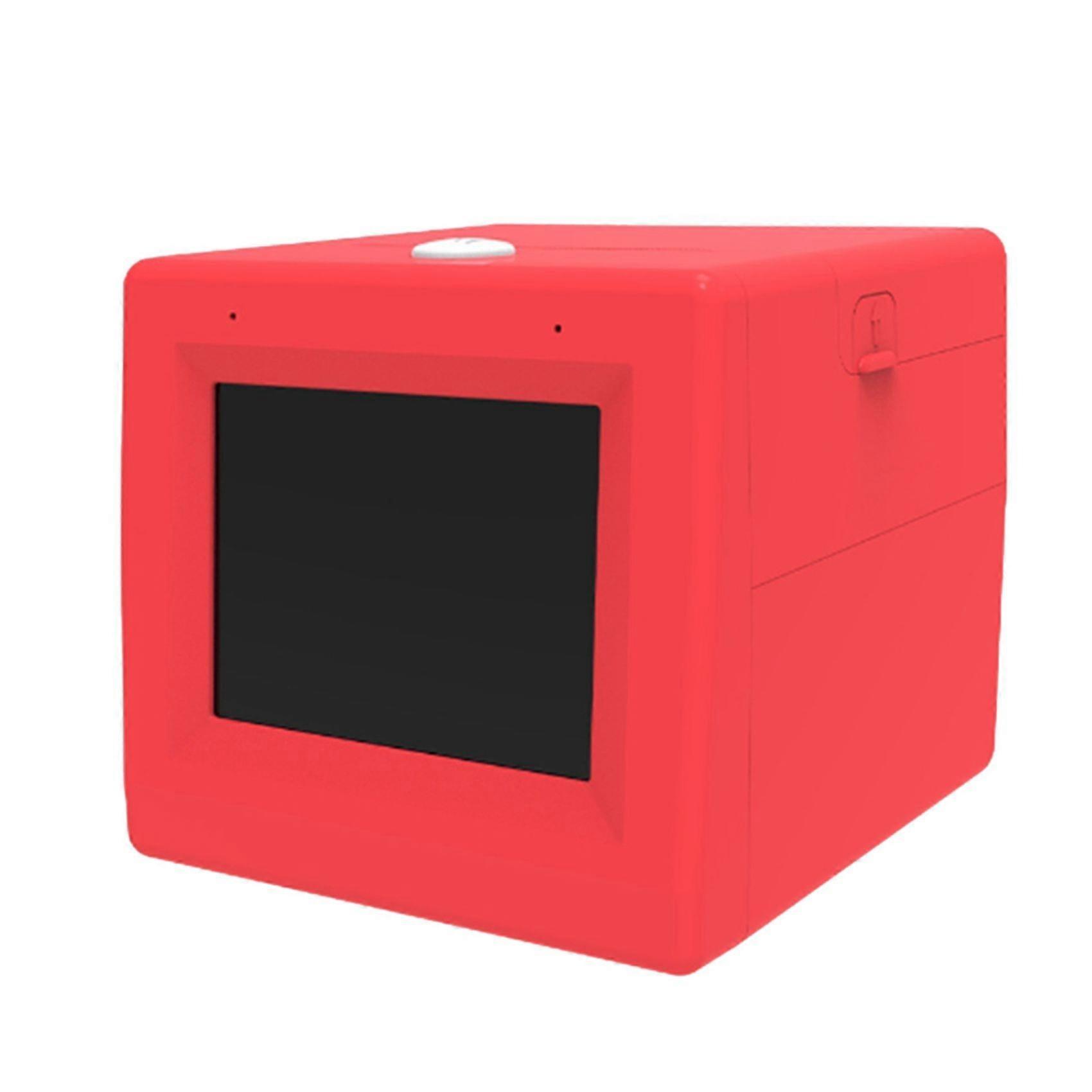 Intelligenter Sprachdrucker Mit Ki-unterstützung, Tragbarer Mini-tintendrucker Für Aufkleber, Thermodrucker Für Kinder-aufkleberboxen, Rot