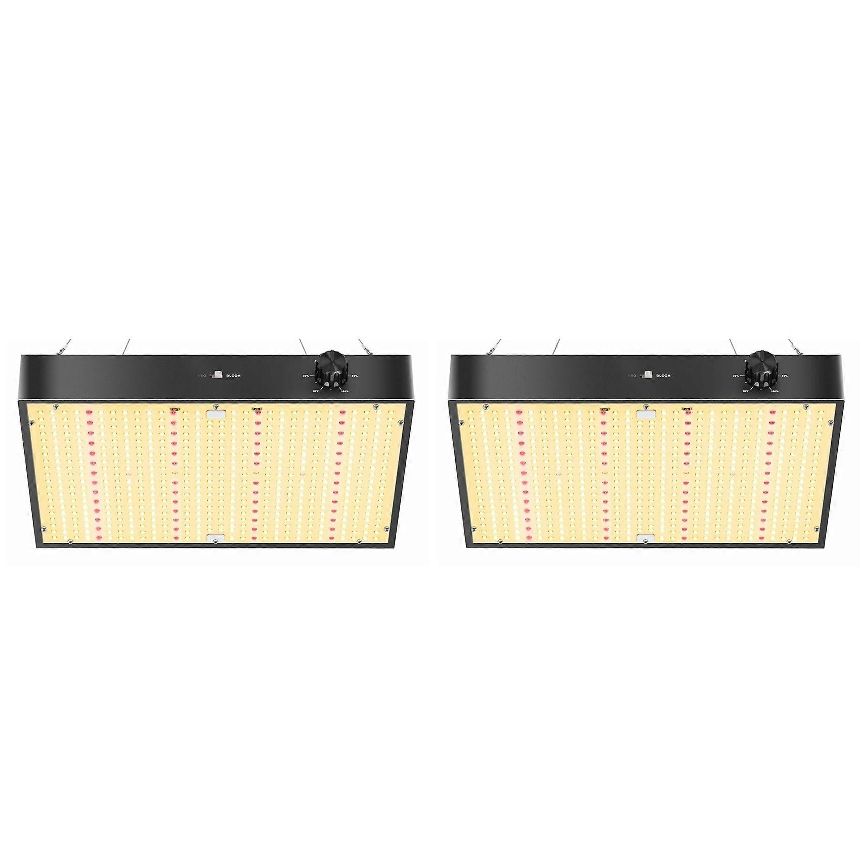 Pb2000 200w Vollspektrum-led-pflanzenlampe Mit Lüfter Mit Variabler Intensität (us-stecker)