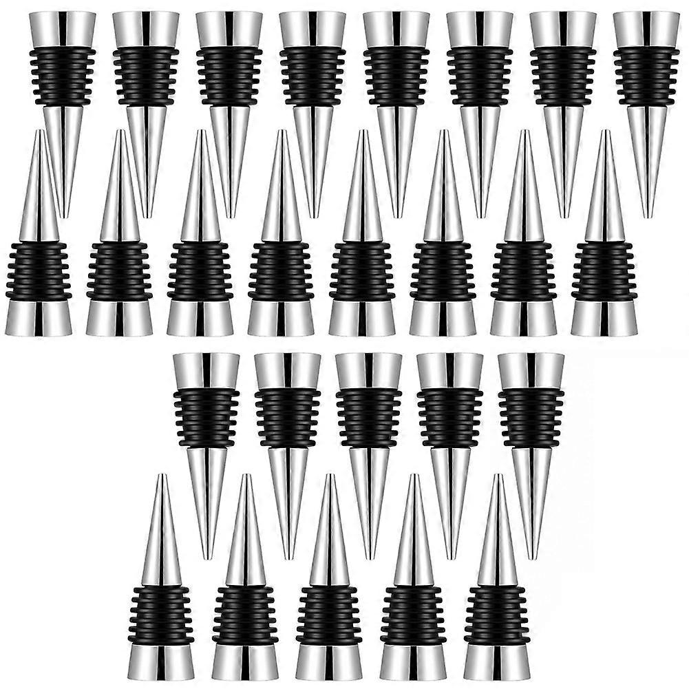 Set Mit 30 Dekorativen Und Wiederverwendbaren Weinflaschenverschlüssen, Perfekt Zum Dekorieren Von Flaschen Bei Hochzeiten Oder In Bars.