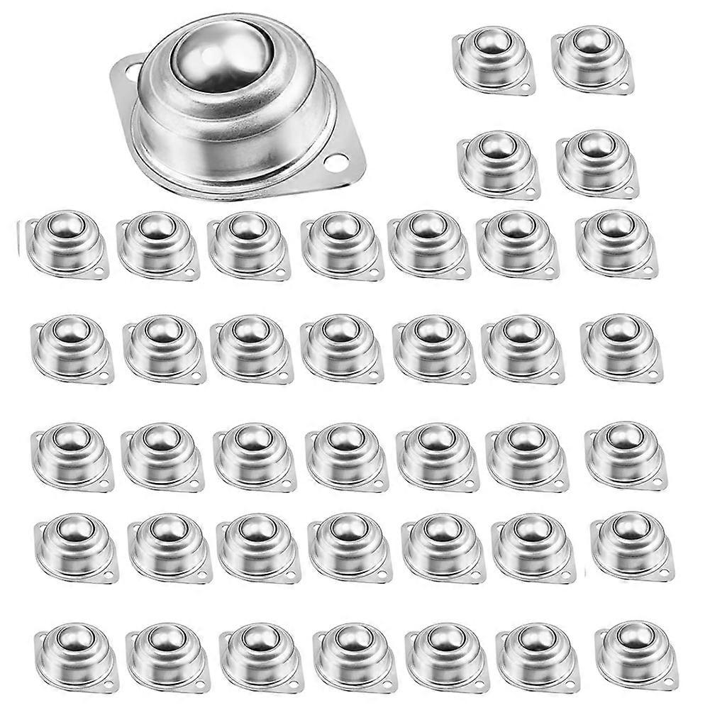 40 25 Mm (1 Zoll) Transferkugellager, Runde Kohlenstoffstahlkugellager, 360° Drehbare Universalrollen, 181 Kg (400 Lb) Tragfähigkeit.