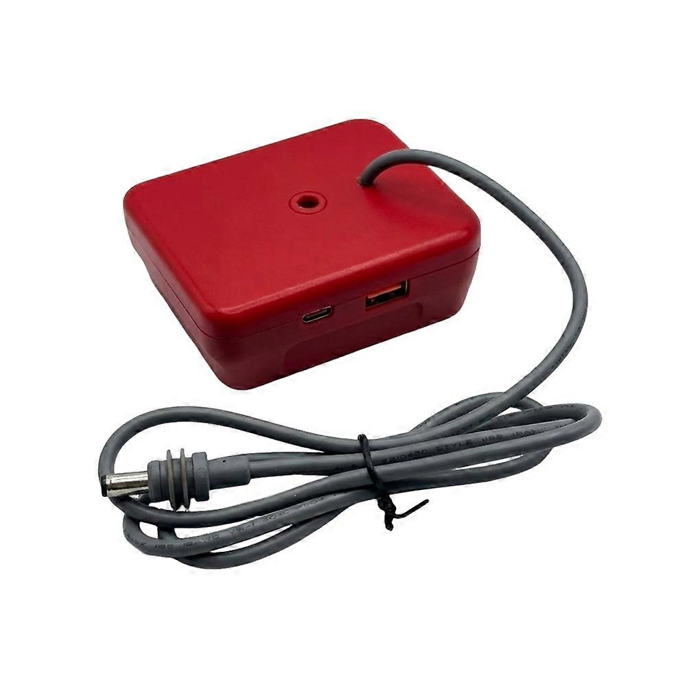 Starlink Mini Akkuadapter Für Milwaukee M18 Akku, Tragbarer Stromwandler Mit Usb-a- Und Typ-c-anschlüssen Und Schalter.