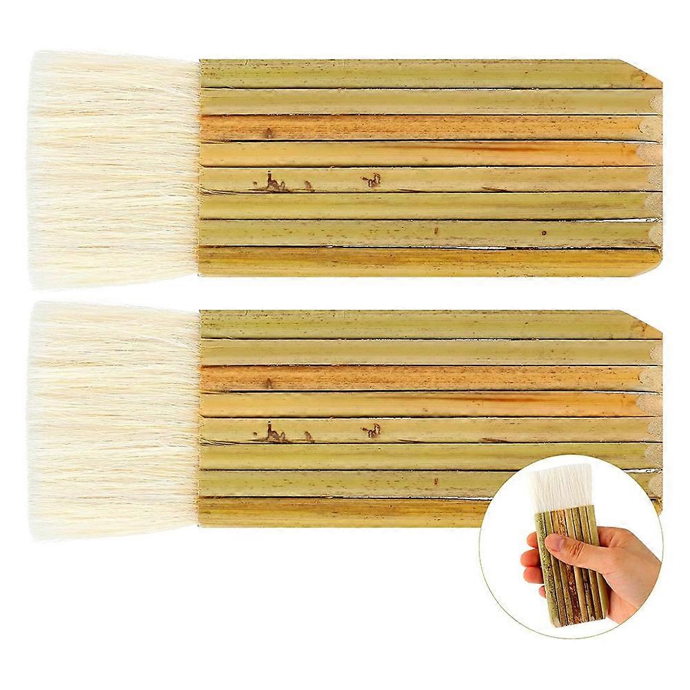 Acrylfarben-mischpinsel, Holzgriff, Aquarellpinsel Für Aquarell-, Keramikmalerei Und Töpferfarben, 5,5 Cm