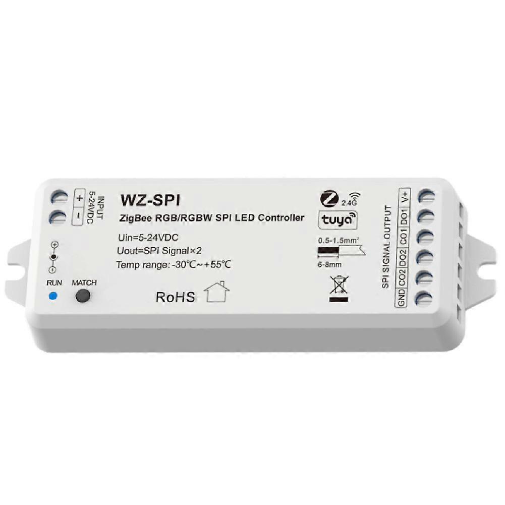 Tuya Dc5-24v Zigbee Spi Ws2812b Ws2811 Tm1803 Tm1804 Sk6812 Led-controller Für Pixel-led-streifen Mit Sprachsteuerung