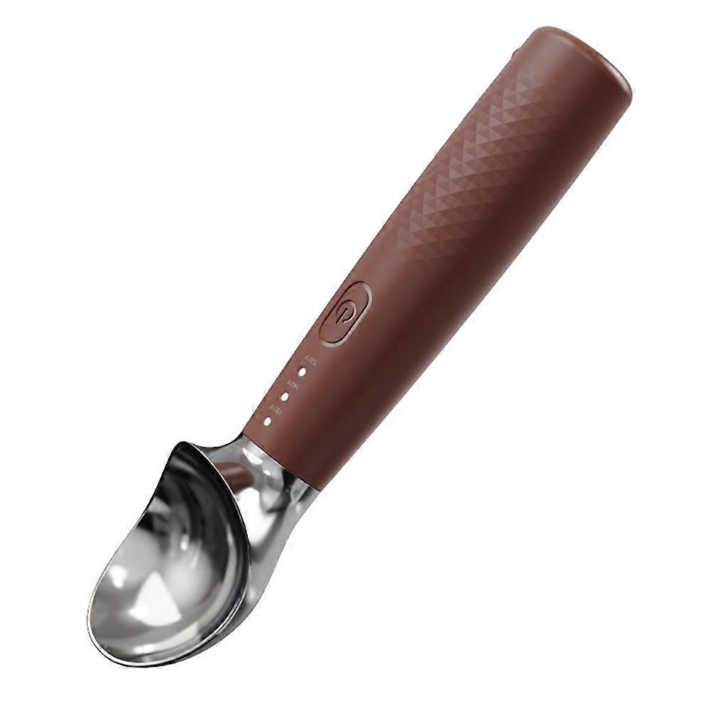 Beheizbarer Eisportionierer, Elektrisch Beheizter Portionierer Mit 3 Geschwindigkeitsstufen, Wiederaufladbar Per Usb-c-schnellladefunktion, Für Festes Eis/braunes Gelato