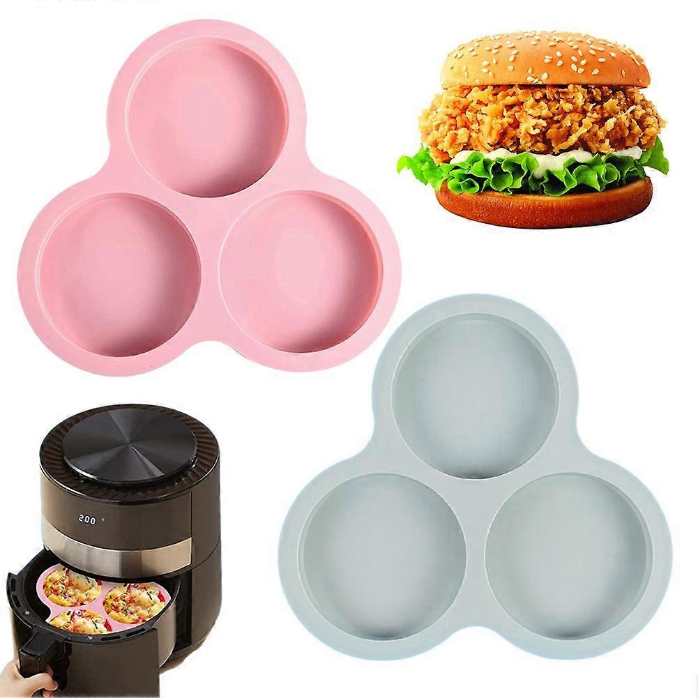 Wiederverwendbare Silikonform Für Heißluftfritteuse, Kuchen, Desserts Und Gebäck, Blaue Werkzeuge