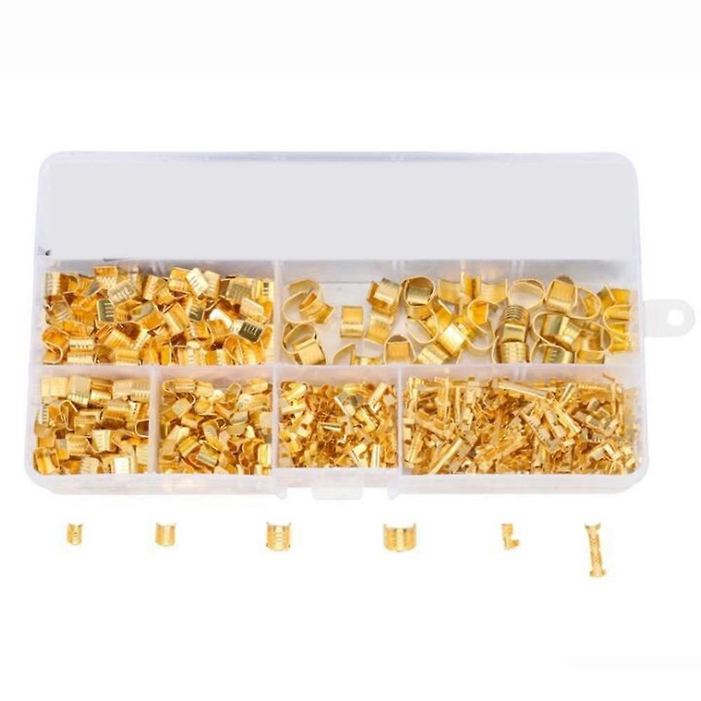 550-teiliges Set Aus U-förmigen Kupfer-ringkabelschuhen Zum Crimpen – Crimp-anschlussklemmen, Crimp-schleifen, Kabelklemmen, Drahtanschluss-set