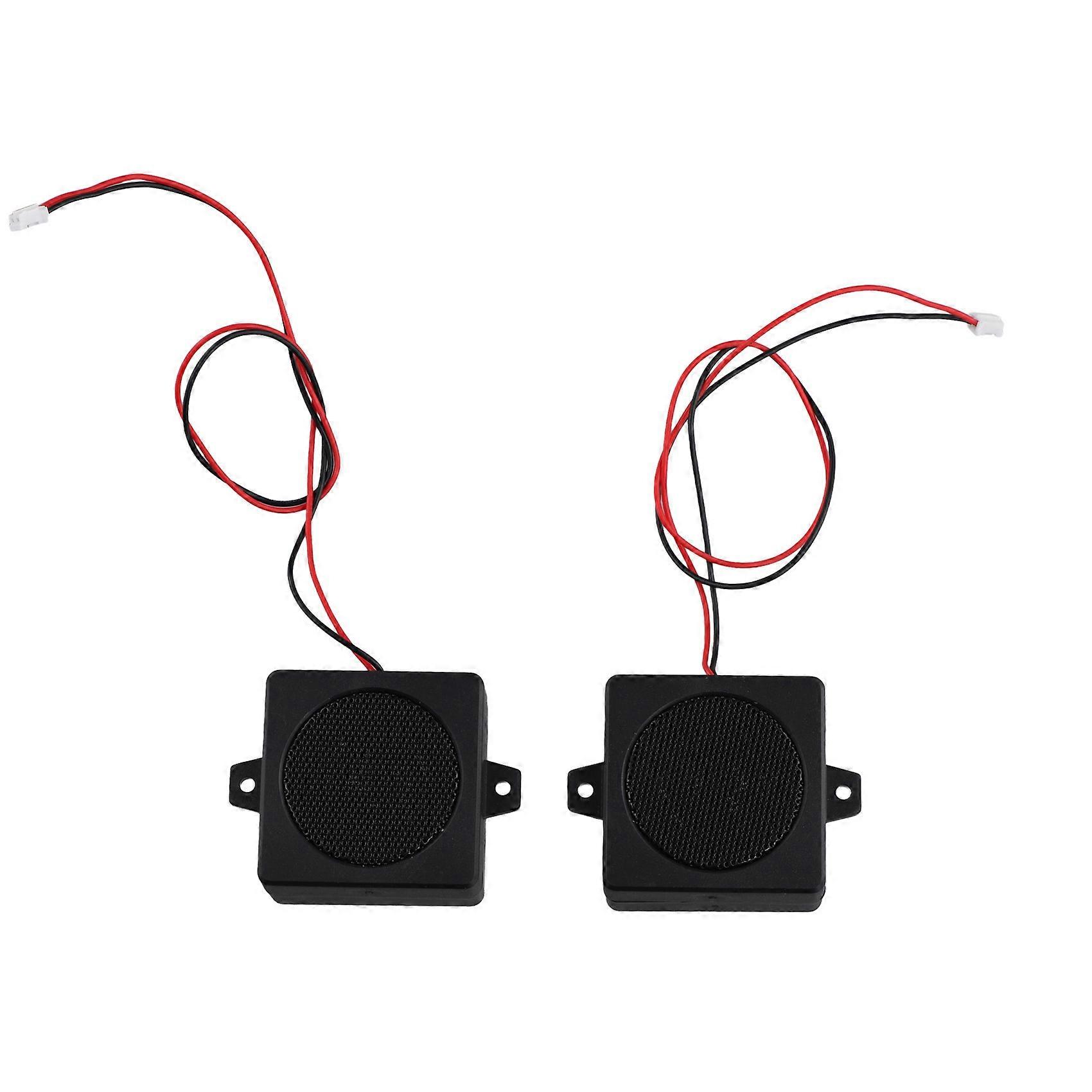 Set Aus 2 5w 4ω Lautsprechern Mit Hochleistungshochtöner Und Resonanzkammer Für Tiefe Bässe, Mini- Und Tragbare Größe.