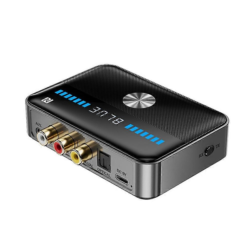 Bluetooth 5.3-transceiver, 3,5-mm-aux-eingang, Koaxial, Optisch, Hifi Nfc Digital-analog-wandler, Dac-wandler