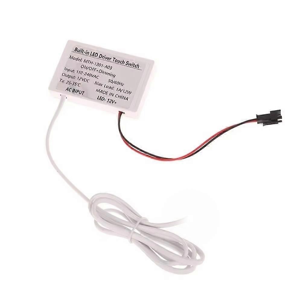 Ac110v-240v Spiegelsensor-berührungsschalter, 1-5mm Spiegel, 12v Led-anzeige, Hohe Empfindlichkeit, Einzelner Eu-stecker
