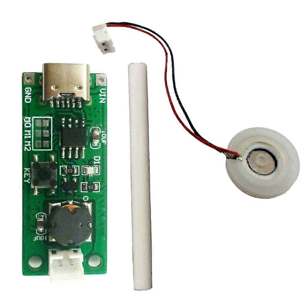 Diy-bausatz Für Einen Mini-usb-luftbefeuchter, 3,7–5,5 V Gleichstromnetzteil, Usb-c-anschluss, 330 Ma, Ultraschall-luftbefeuchter Für Zuhause