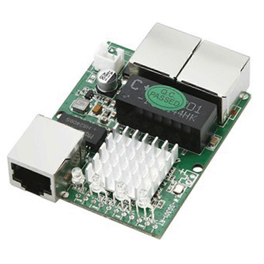 Industrielles Netzwerk-switching-modul Mit Drei Gigabit-rj45-ports (mindestens 1000 Mbit/s), Stromversorgung: 5–12 V