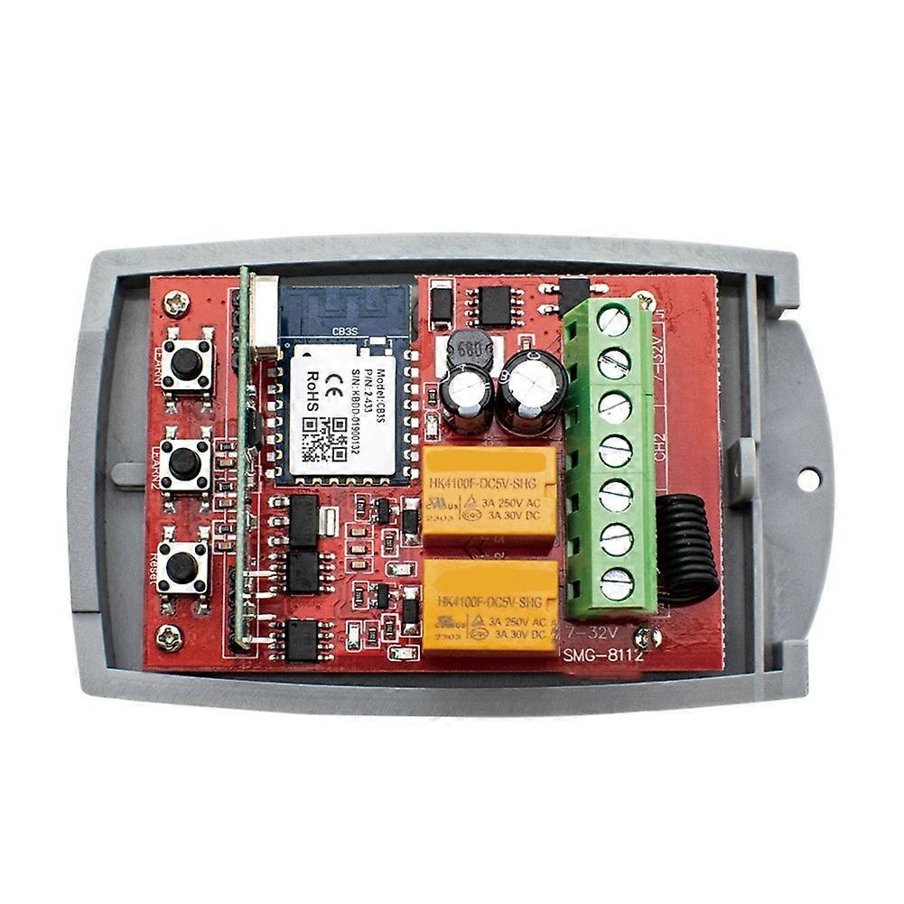Intelligente Wlan-fernbedienung Für Garagentore, 433-mhz-universalempfänger, 2-kanal-relaismodul, 7–32 V Kompatibel