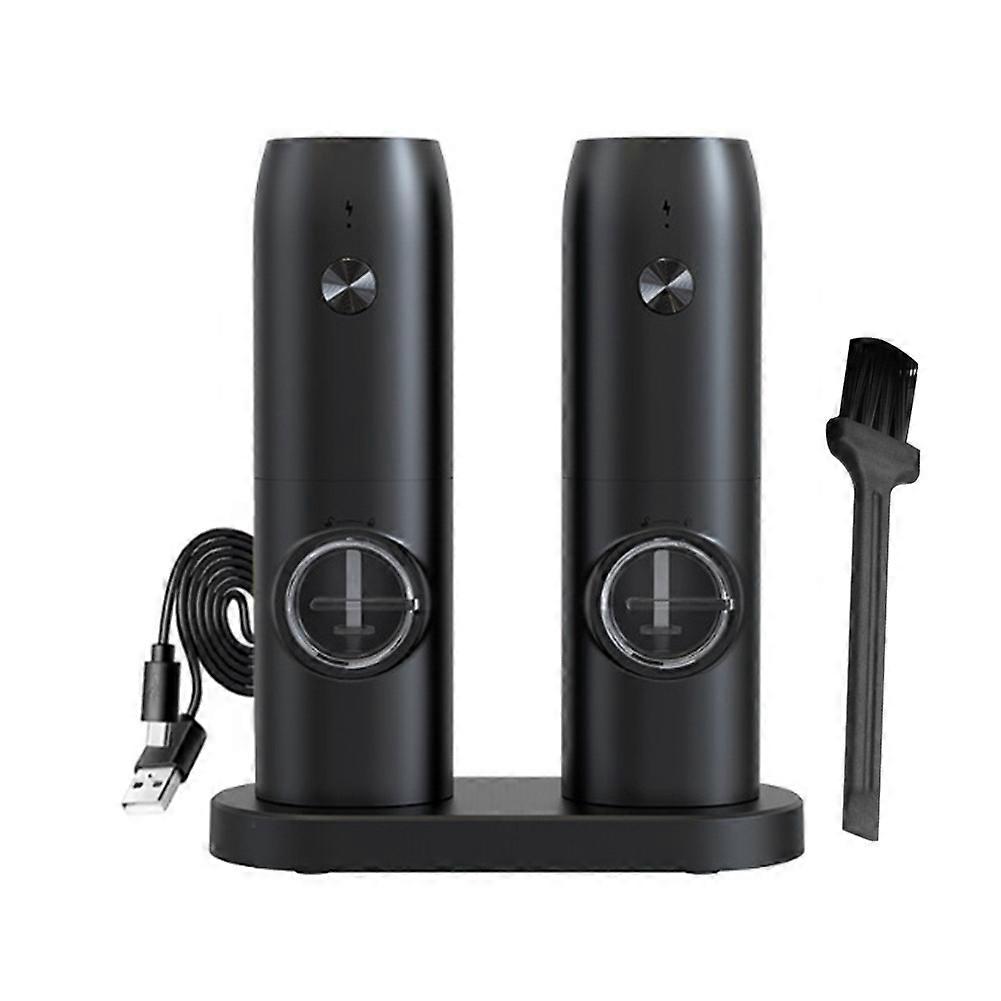 Elektrische Salz- Und Pfeffermühle Mini-salz- Und Pfeffermühle 2er-set Usb-wiederaufladbare Elektrische Salz- Und Pfeffermühlen