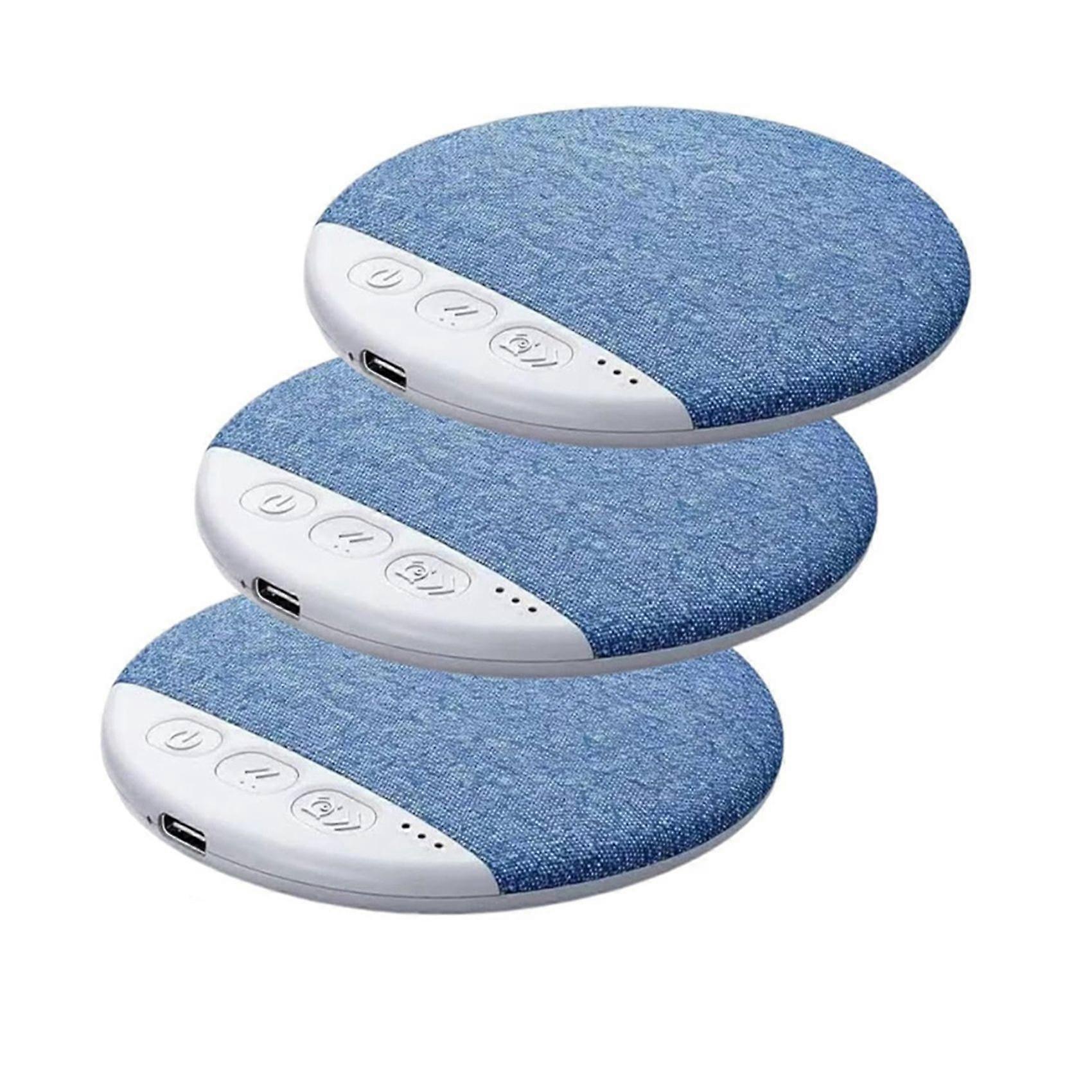 Set Aus 3 Schlaf-lautsprechern Zur Platzierung Unter Dem Kopfkissen Mit Timer, Bluetooth 5.4, Weißem Rauschen, Hifi-stereo-sound Und Ultradünner Soundbar.