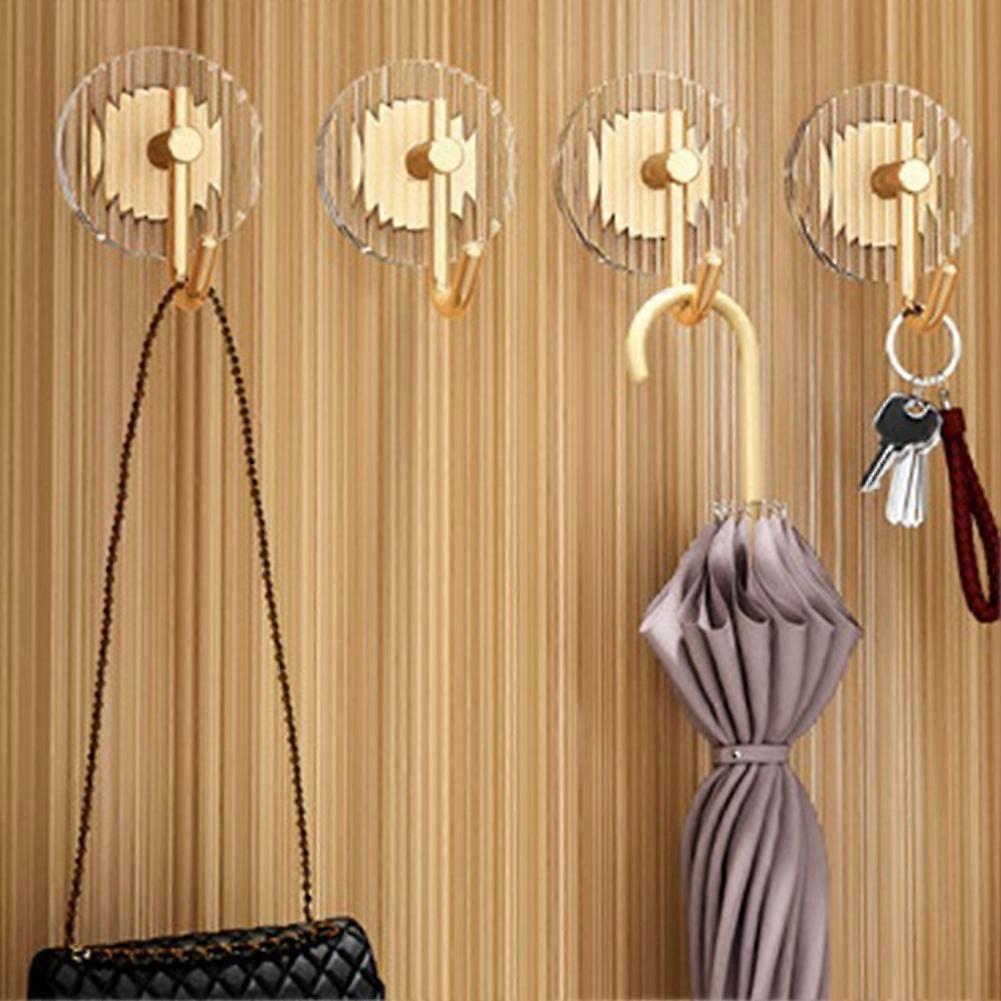 Goldene Acryl-klebehaken Für Dusche, Handtuchhalter Und Badezimmeraccessoires, 3er-set