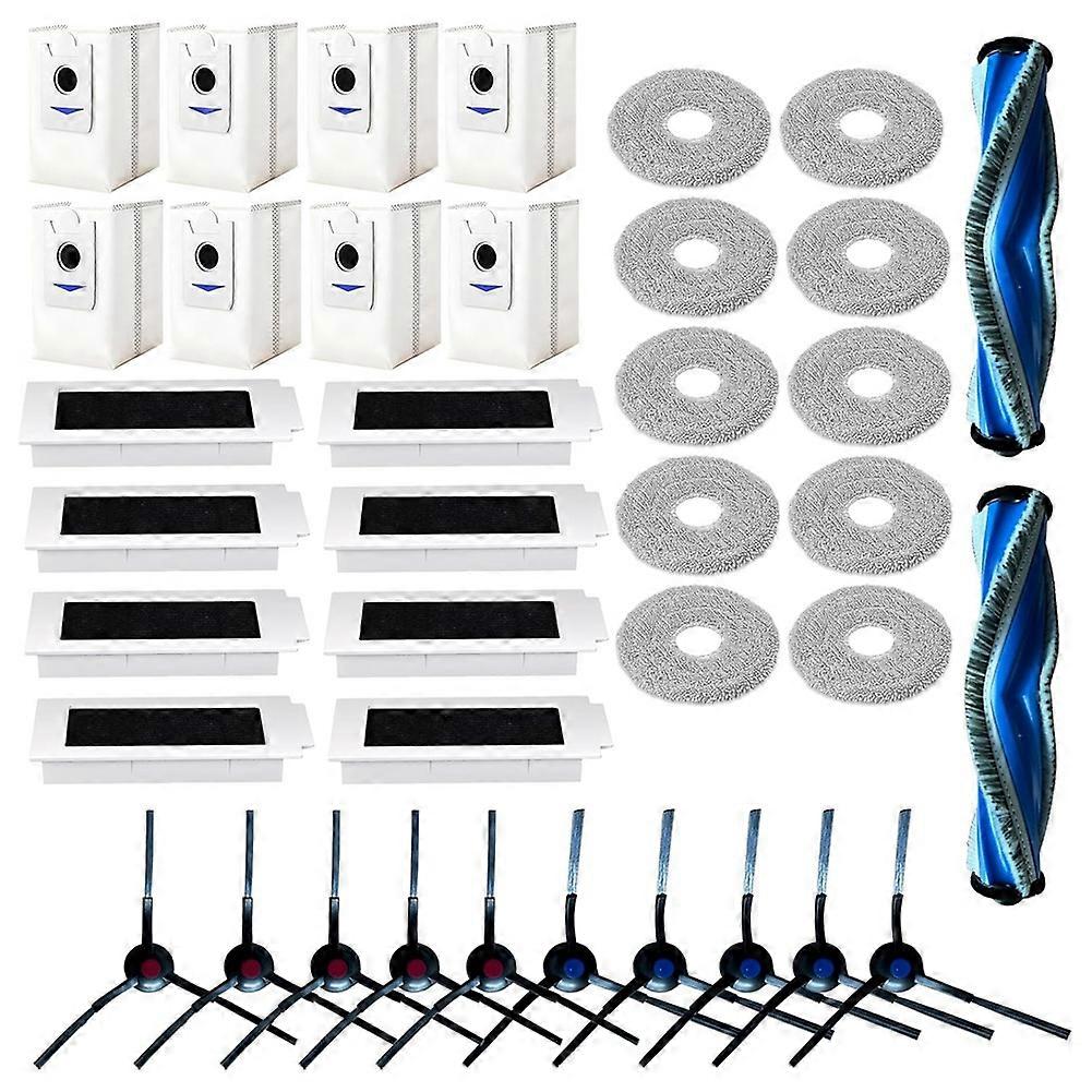 Ersatzteile Für Ecovacs Deebot T30s / T30s Pro / T30s Combo Staubsauger: Hauptseitenbürste, Hepa-filter Und Reinigungstuch.