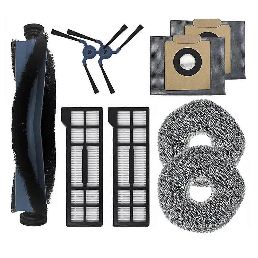 Ersatzteile Für Eufy X10 Pro Omni / T2351 Saugroboter: Rotierende Seitenbürste, Hepa-filter, Reinigungstuch Und Staubbeutel.