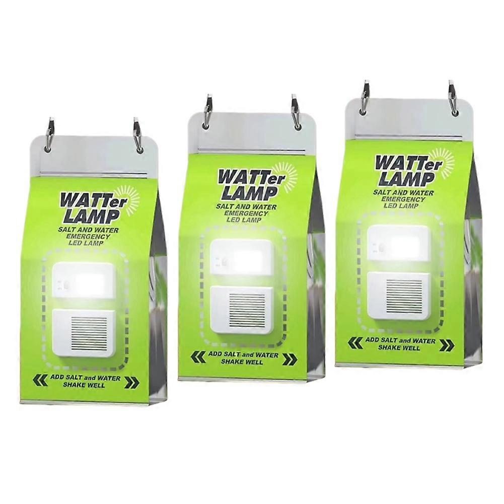 Set Mit 3 Wasserdichten Und Tragbaren Led-notleuchten Für Salzwasser, Ideal Für Camping Im Freien.