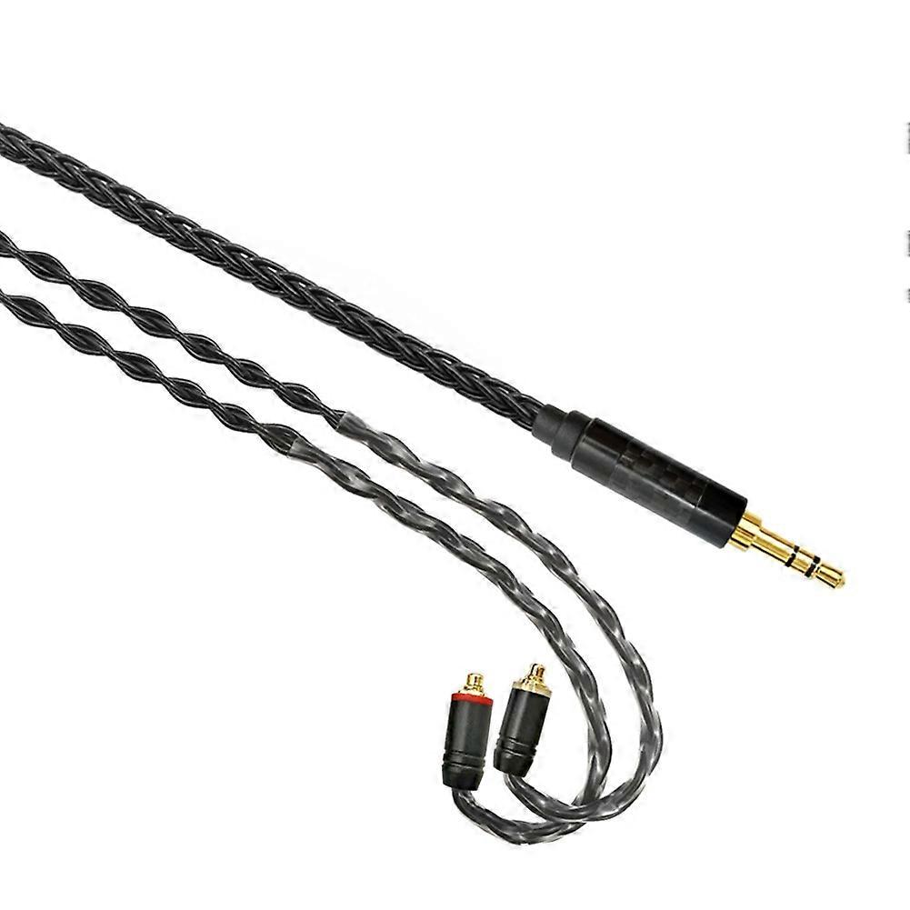 120 Cm Langes, Ofc-versilbertes Mmcx-auf-3,5-mm-in-ear-kopfhörer-upgrade-kabel (iem) Für Se535, Se215, Se425, Ue900 Und W40