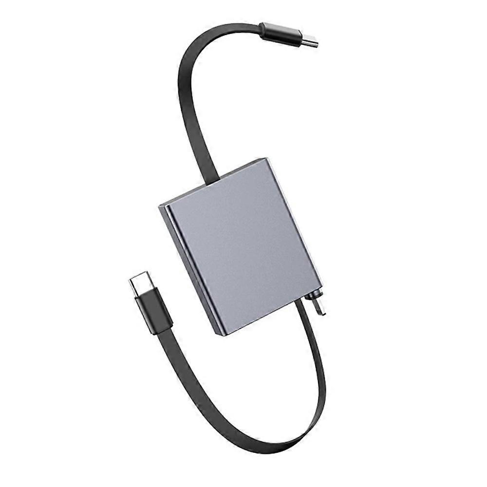66w Pd Usb Typ C Teleskopkabel Für Computerdaten, Aus Aluminiumlegierung, Mit Schnellladefunktion.