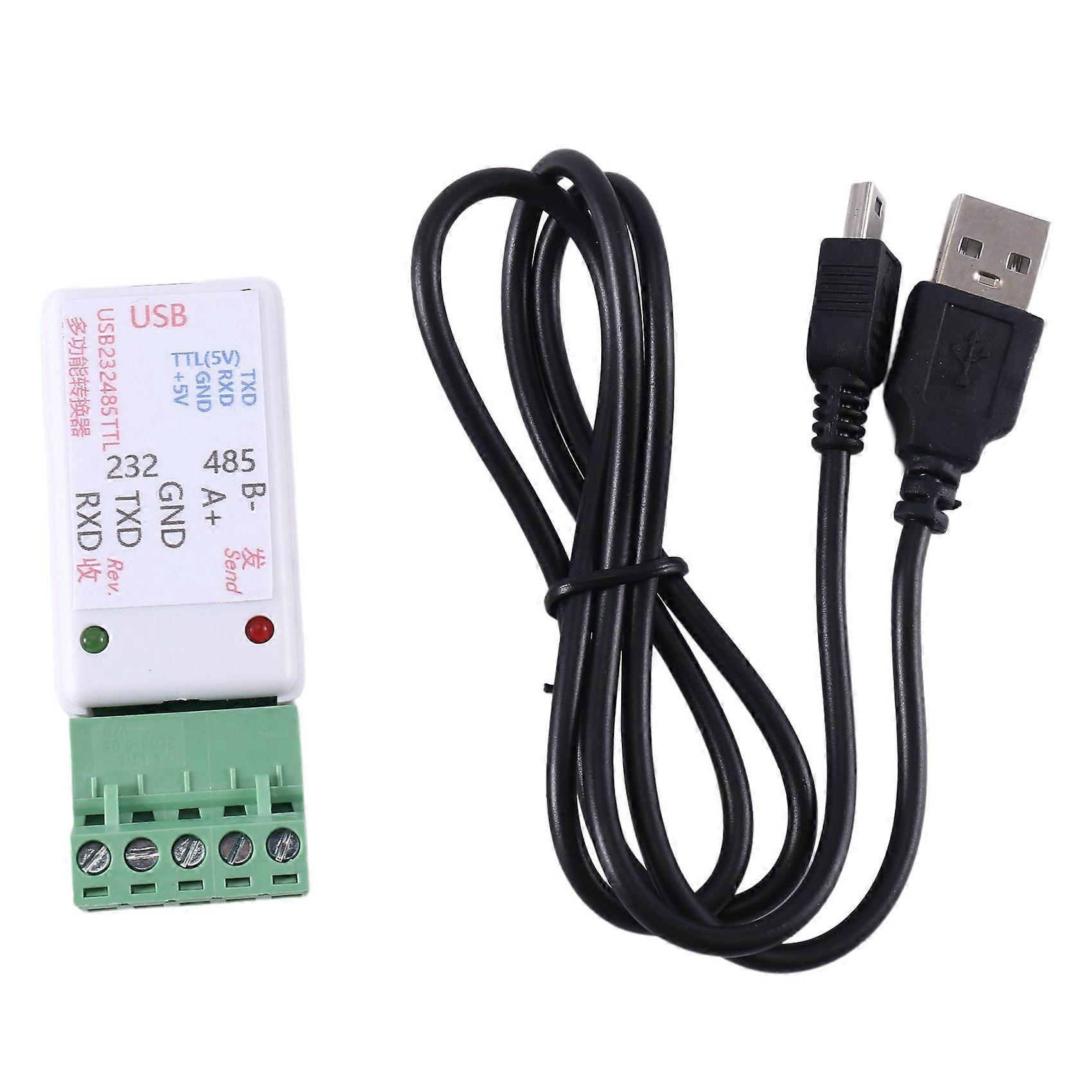 3-in-1 Usb 232/485 Auf Rs485 / Usb Auf Rs232 / 232 Auf 485 Ch340 Konverter Mit Led Für Sps-zutrittskontrolle Unter Windows 7 Und Linux