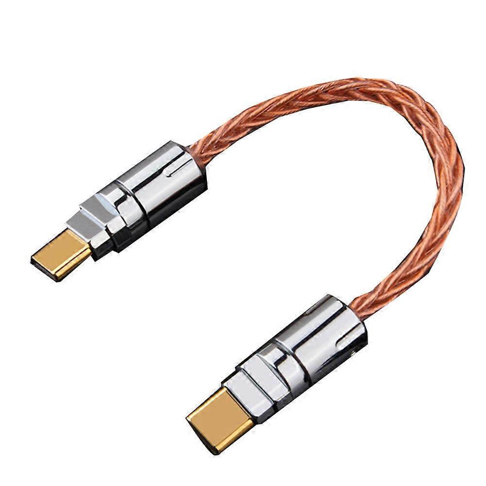 Otg Usb-c Zu Usb-c Kabeladapter Für Huawei/samsung Hifi Tragbare Dac-audioverstärker.