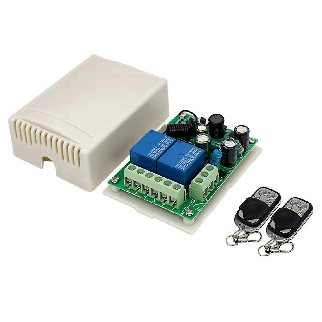 Universeller 433-mhz-fernbedienungstransceiver Mit Ac-relais 85–250 V Für Beleuchtung, Türen Und Garagentore