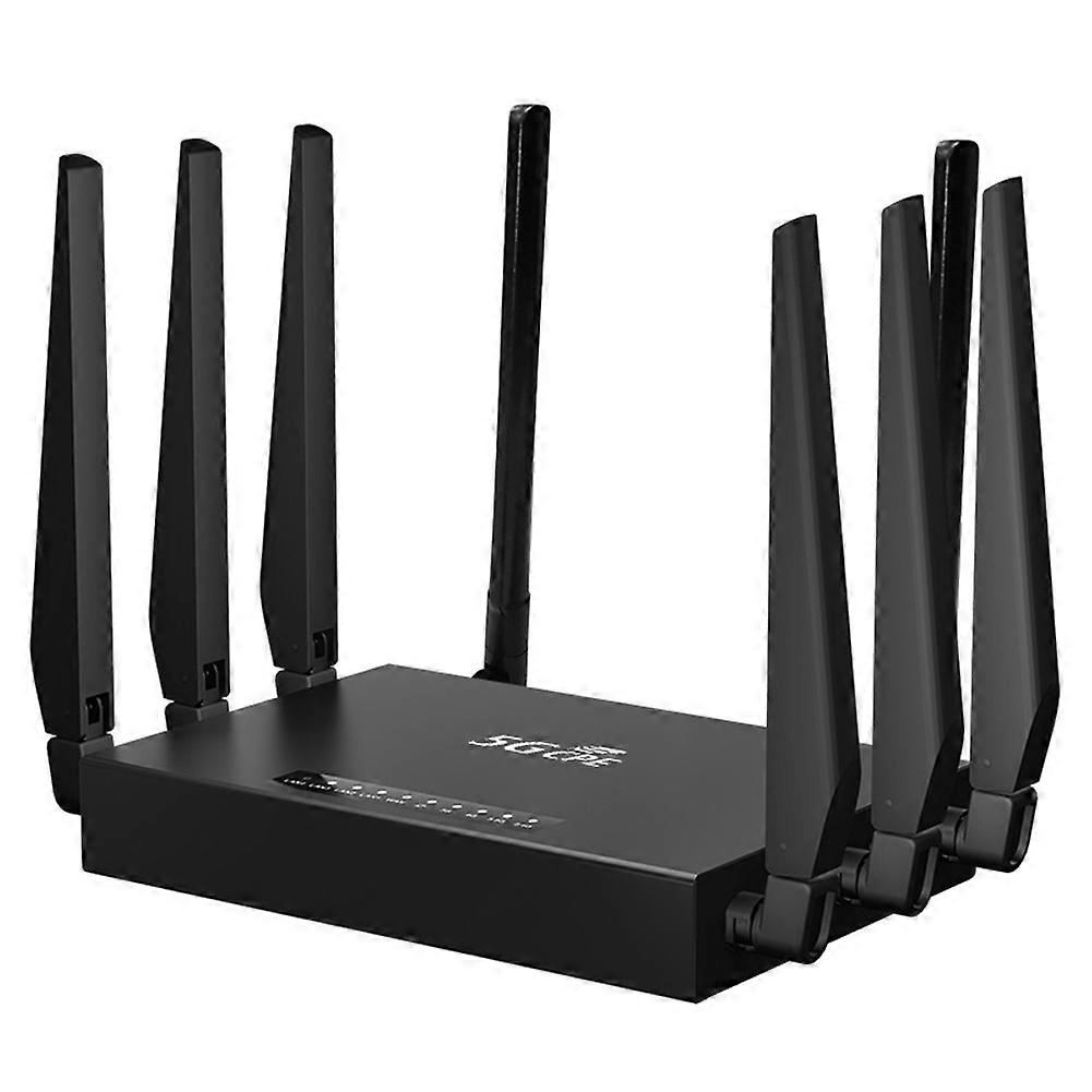 Industrieller 5g-wlan-router (1200 Mbit/s), Abnehmbares 5g-cpe Mit 8 Antennen, Entsperrbares Modem, Mobiles Breitbandnetzwerk, Us-wan-stecker