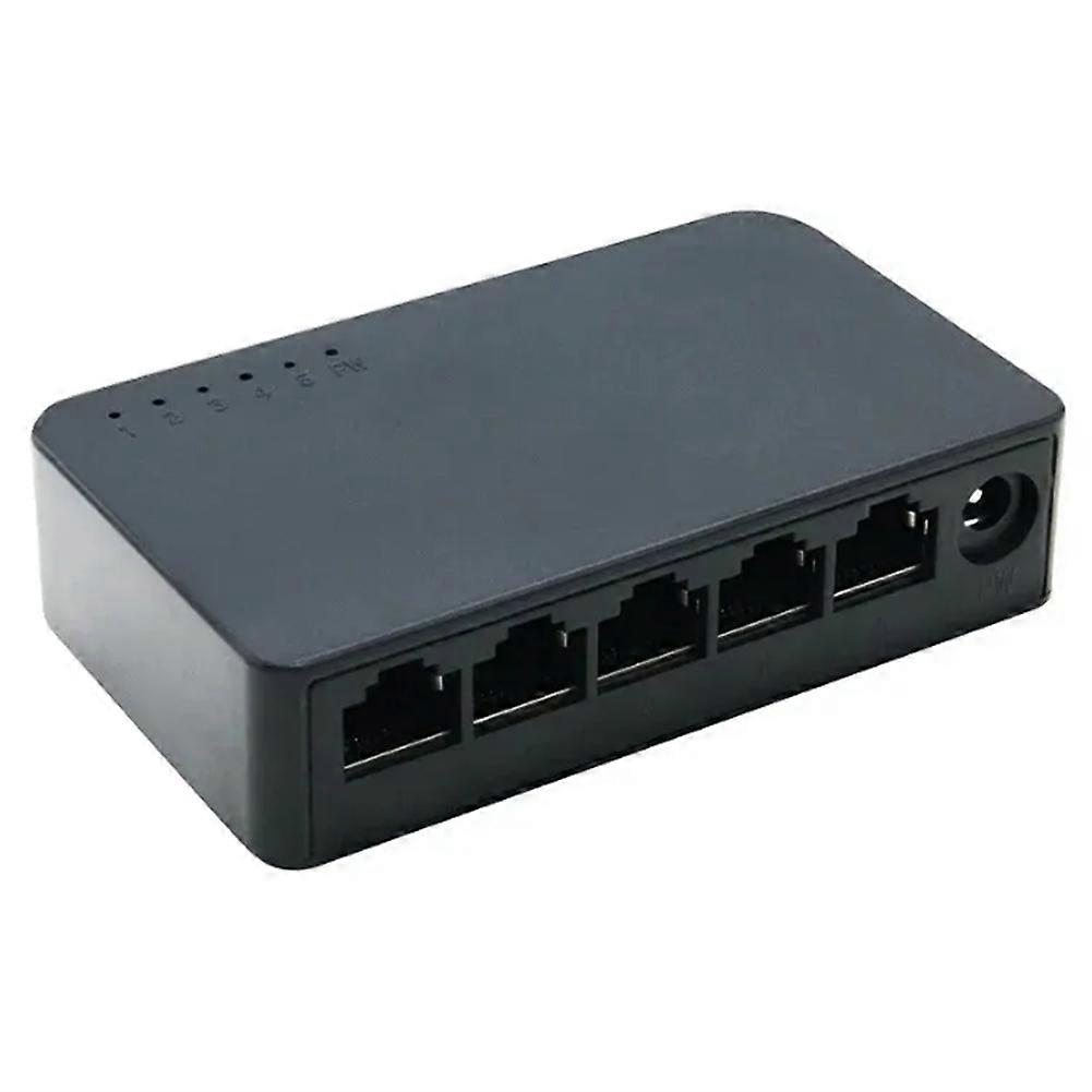 5-port Gigabit 1000 Mbps Fast Ethernet Switch Mit Wan- Und Lan-anschlüssen, Ethernet-hub Für Monitor Und Ip-kamera (us-stecker).