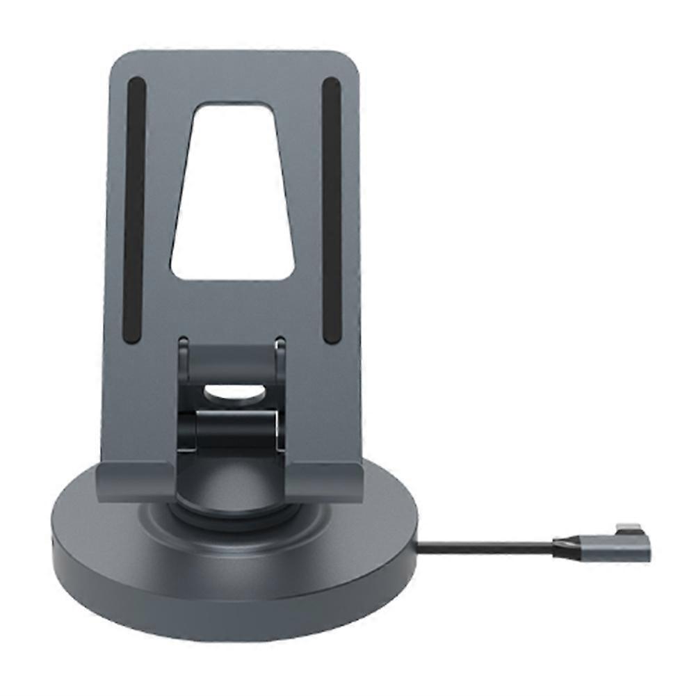 8-in-1 Usb-c-hub Mit 360°-drehständer, Hdmi-kompatibel, 4k 60hz, 100w Pd Power Delivery, 5 Gbit/s Usb, Sd/tf-kartensteckplatz, 3,5-mm-aux-eingang Für Ipad Pro